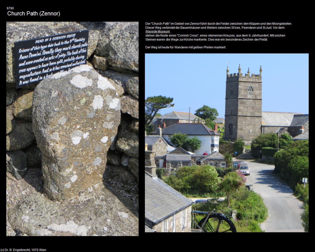 Church Path (Zennor bei Saint Ives, England) in Kulturatlas-ENGLAND und WALES(c)B.Engelbrecht