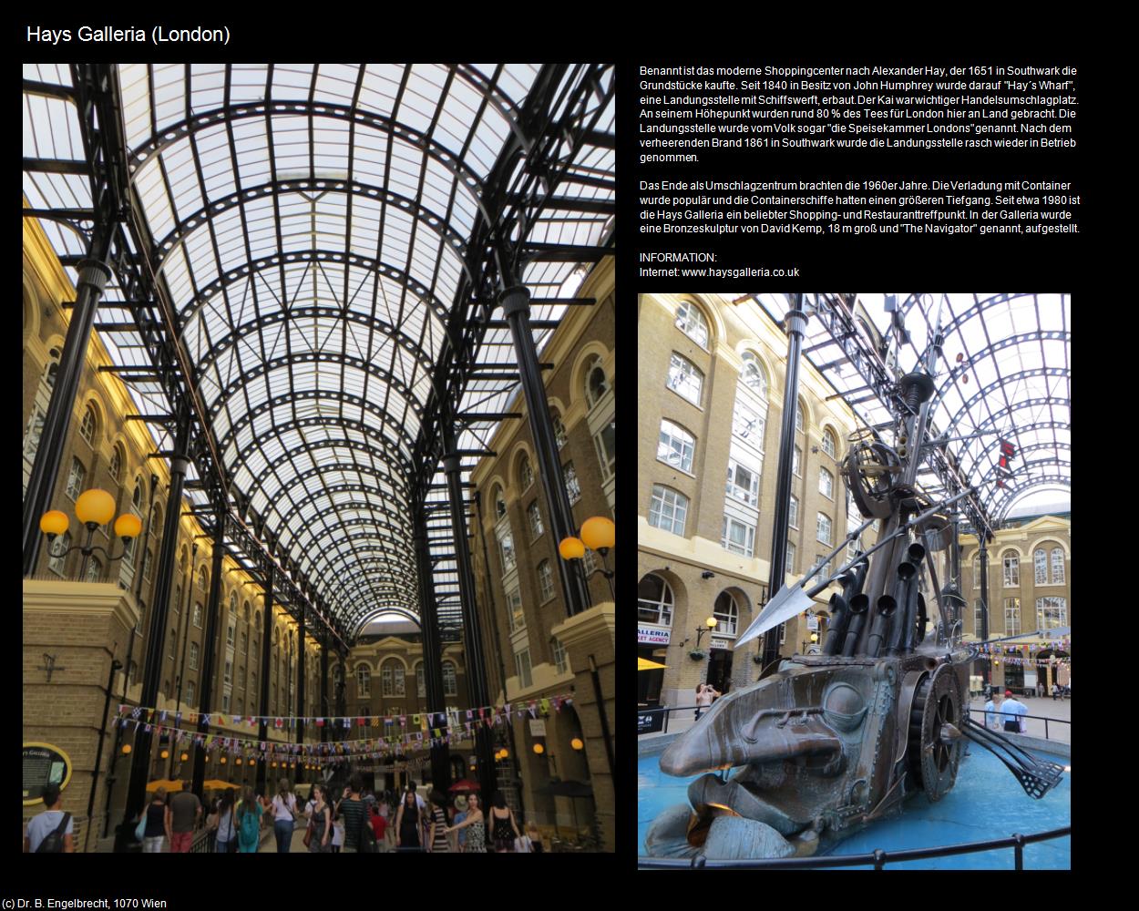 Hays Galleria (London, England) in Kulturatlas-ENGLAND und WALES