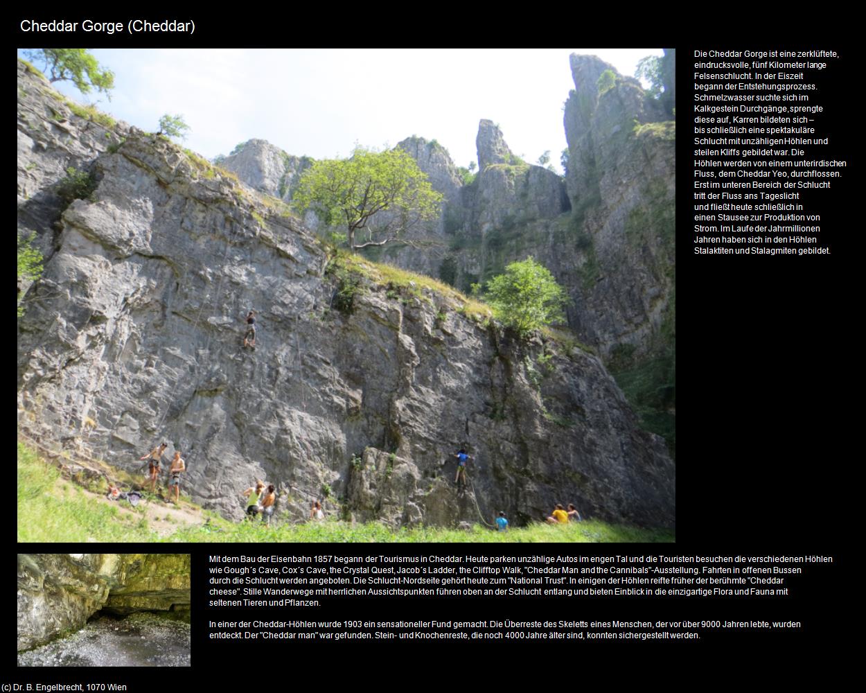 Cheddar Gorge (Cheddar, England ) in Kulturatlas-ENGLAND und WALES