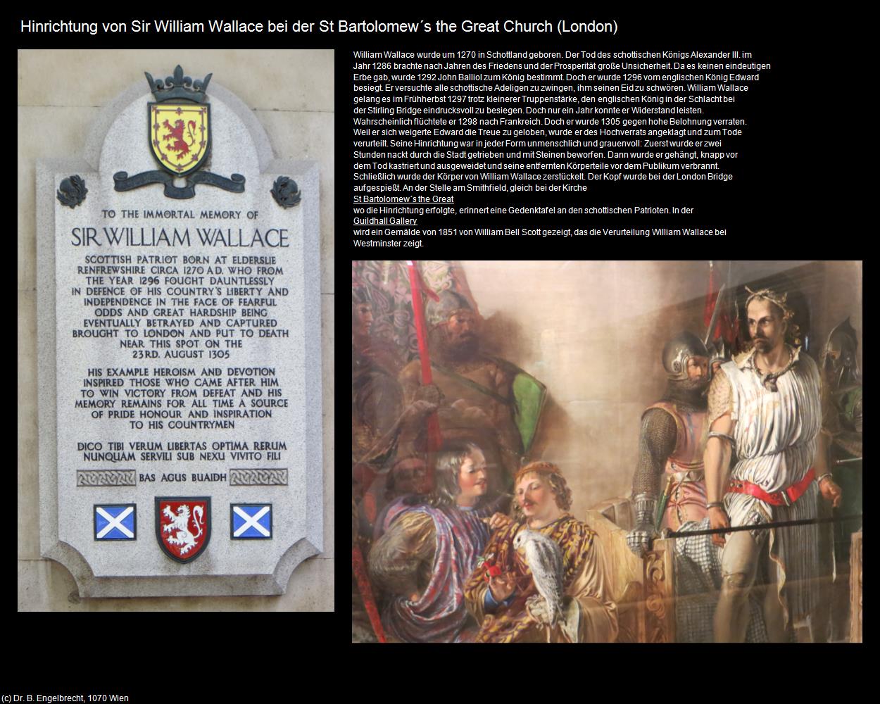 Hinrichtung von Sir William Wallace (London, England) in Kulturatlas-ENGLAND und WALES(c)B.Engelbrecht