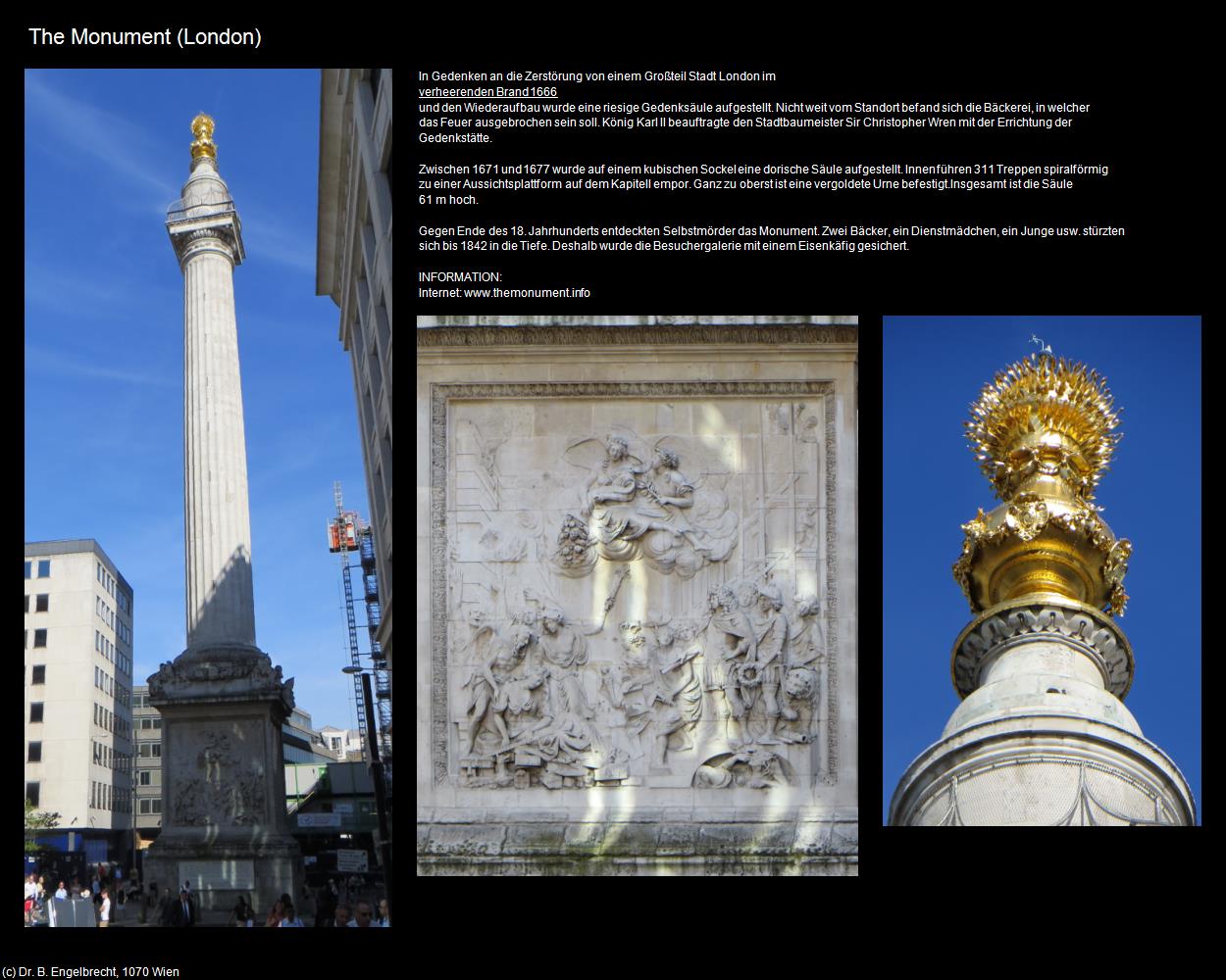 The Monument (London, England) in Kulturatlas-ENGLAND und WALES(c)B.Engelbrecht