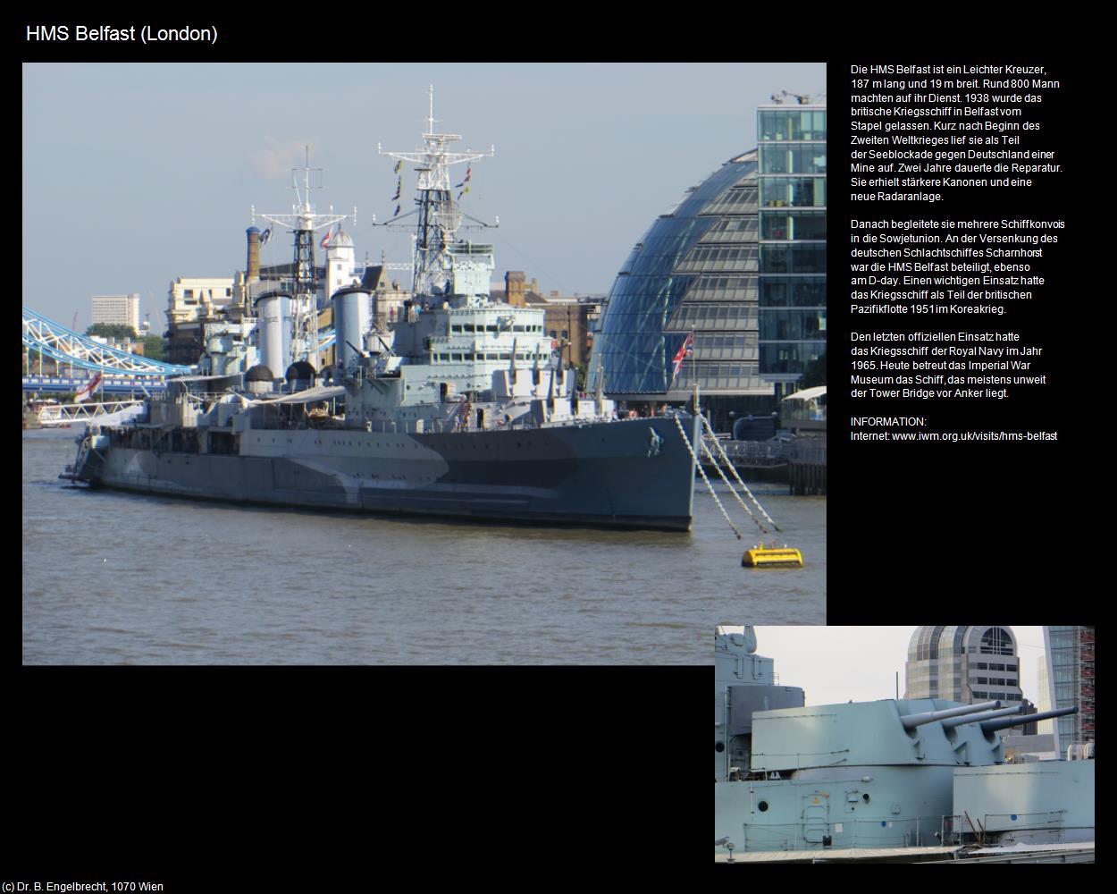 HMS Belfast (London, England) in Kulturatlas-ENGLAND und WALES