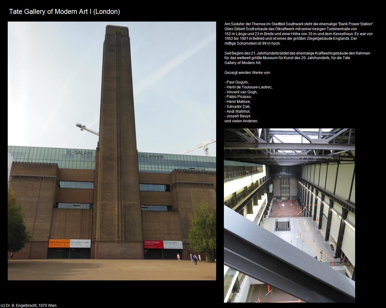 Tate Gallery of Modern Art I (London, England) in Kulturatlas-ENGLAND und WALES