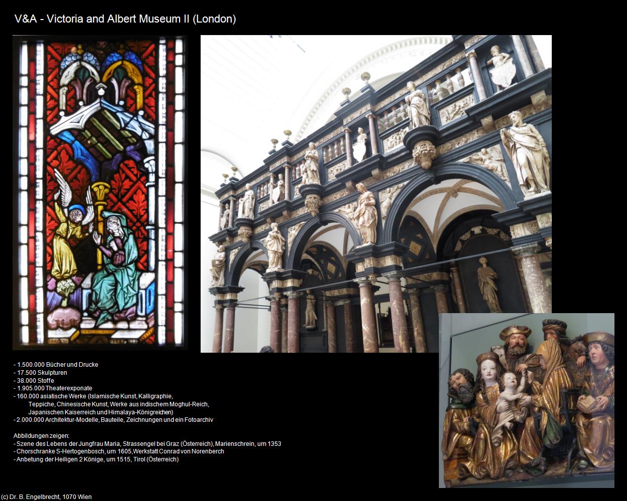 V&A - Victoria and Albert Museum II (London, England) in Kulturatlas-ENGLAND und WALES