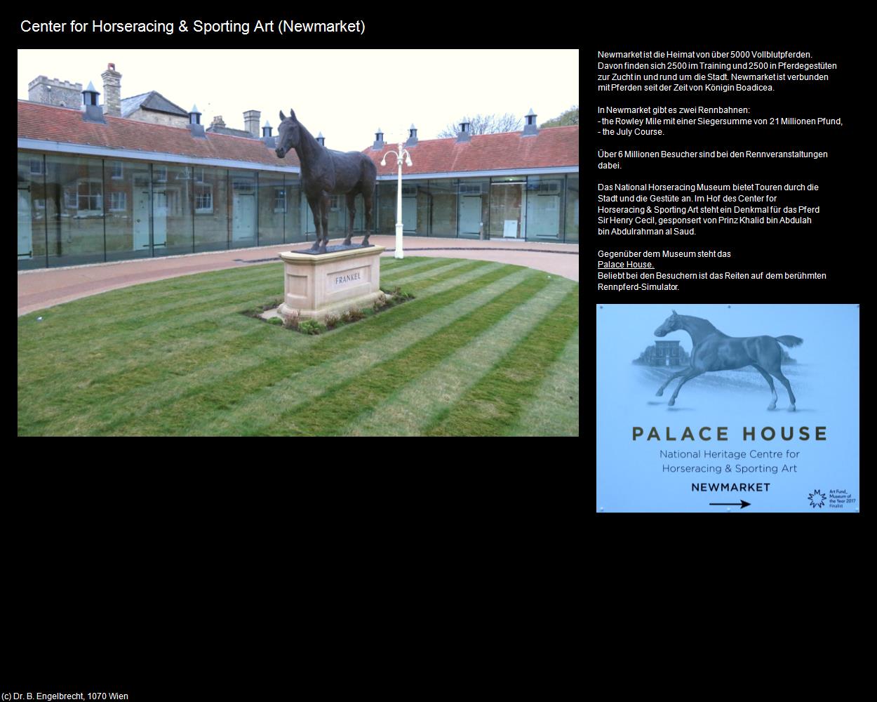 Center for Horseracing & Sporting Art  (Newmarket, England) in Kulturatlas-ENGLAND und WALES(c)B.Engelbrecht