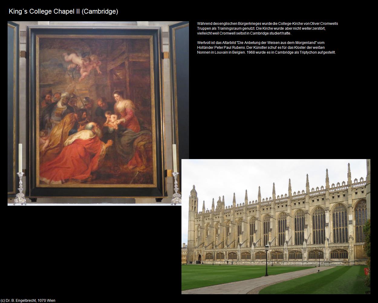 King‘s College Chapel II (Cambridge, England) in Kulturatlas-ENGLAND und WALES