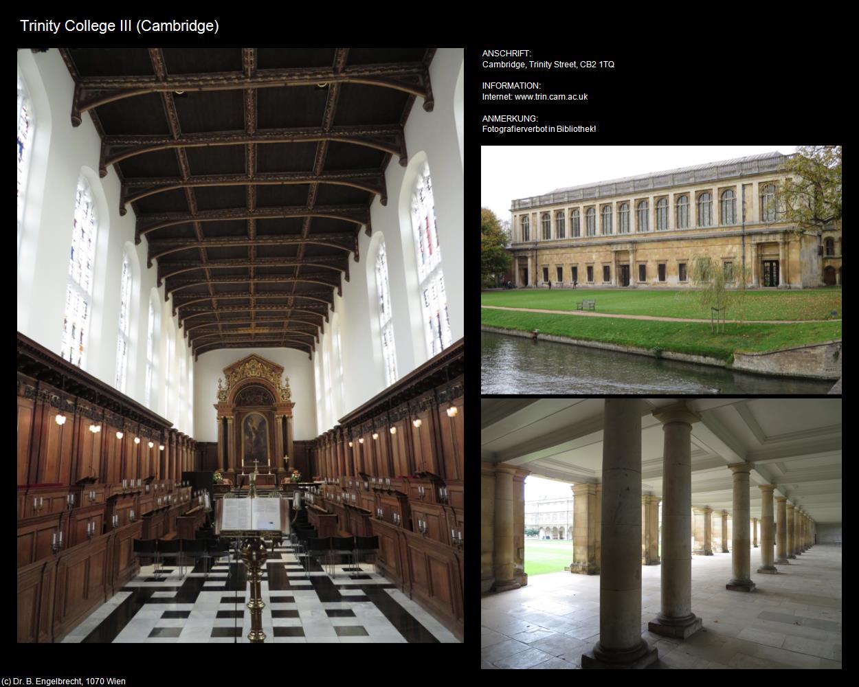 Trinity College III (Cambridge, England) in Kulturatlas-ENGLAND und WALES