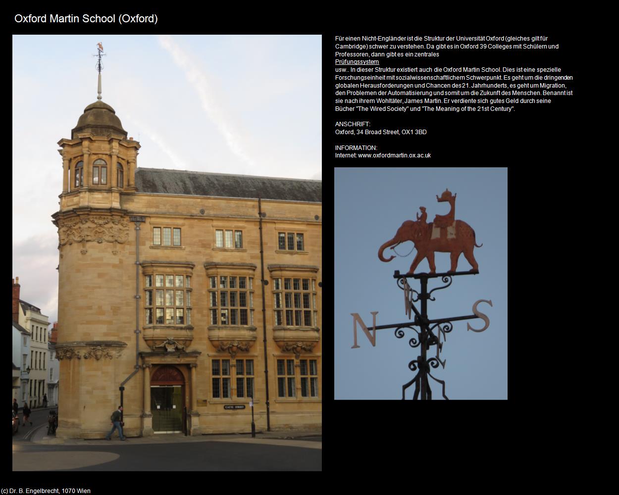 Oxford Martin School (Oxford, England) in Kulturatlas-ENGLAND und WALES(c)B.Engelbrecht