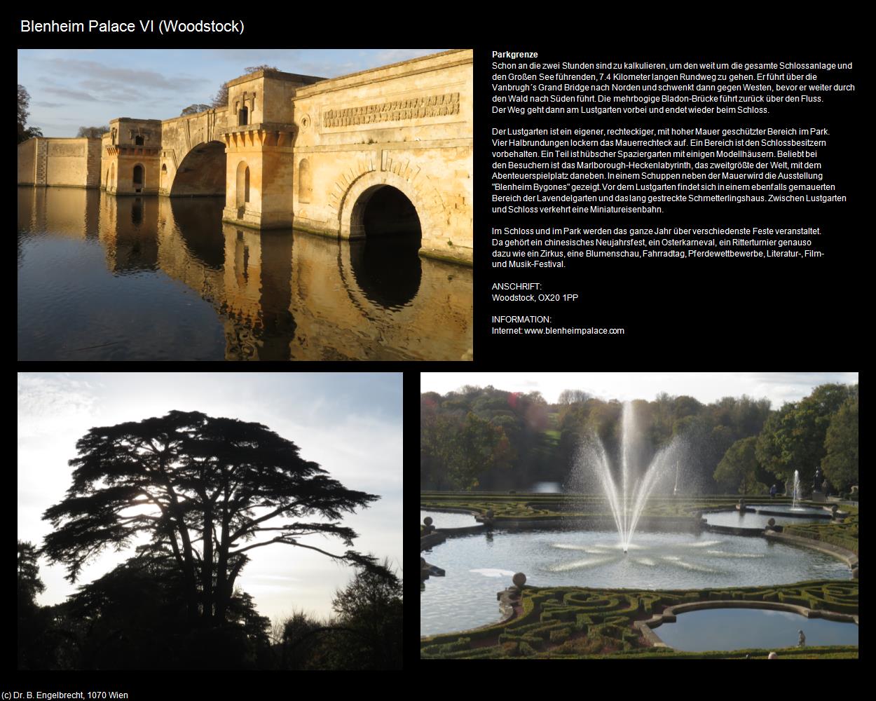 Blenheim Palace VI (Woodstock, England) in Kulturatlas-ENGLAND und WALES