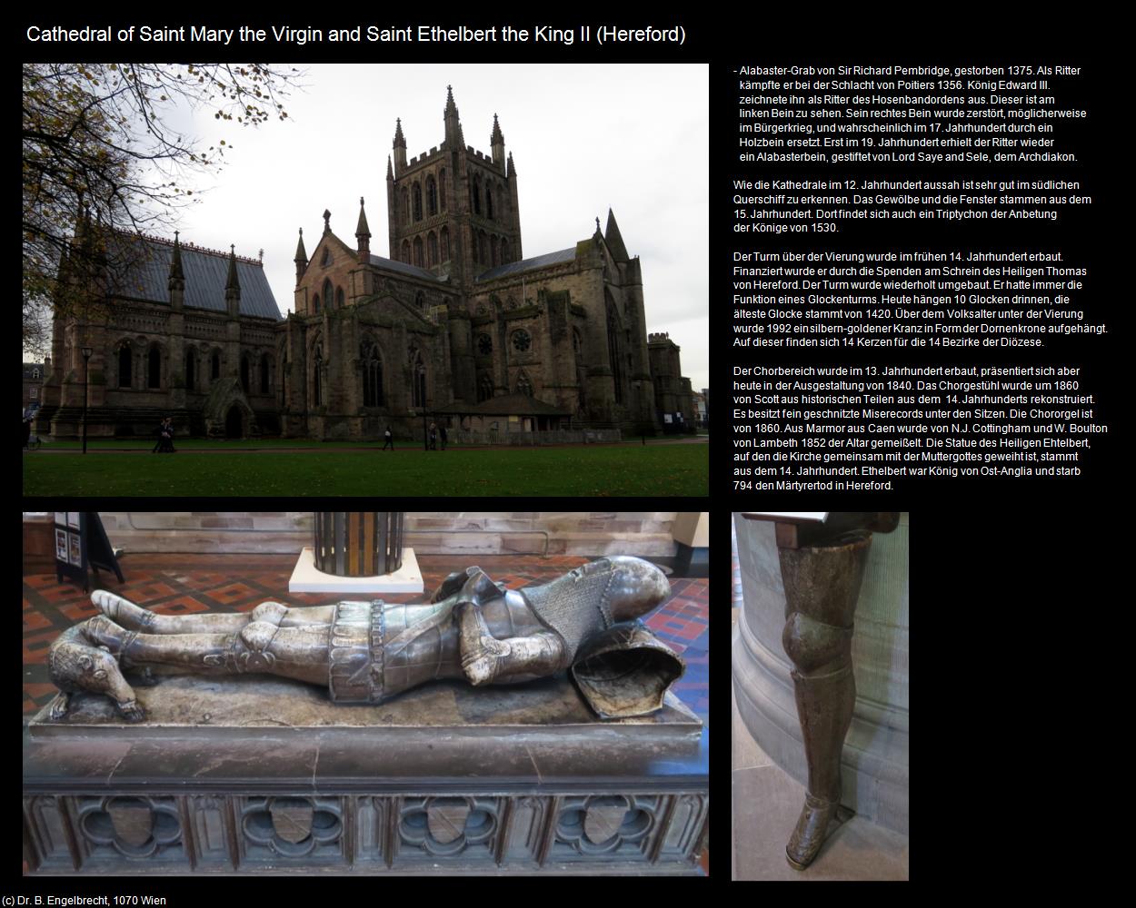 Cathedral of St Mary the Virgin a. Ethelbert the King II (Hereford, England) in Kulturatlas-ENGLAND und WALES
