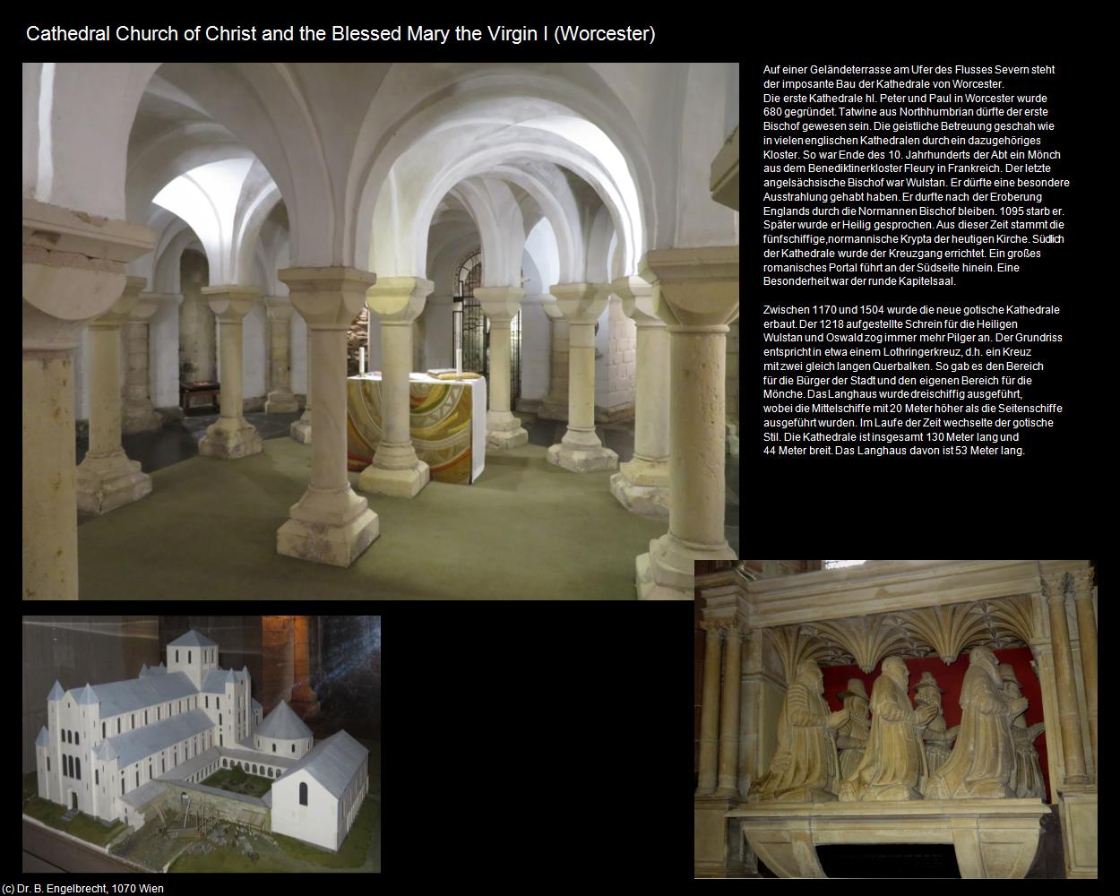 Cathedral Church of Christ and the Blessed Mary the Virgin I     (Worcester, England) in Kulturatlas-ENGLAND und WALES