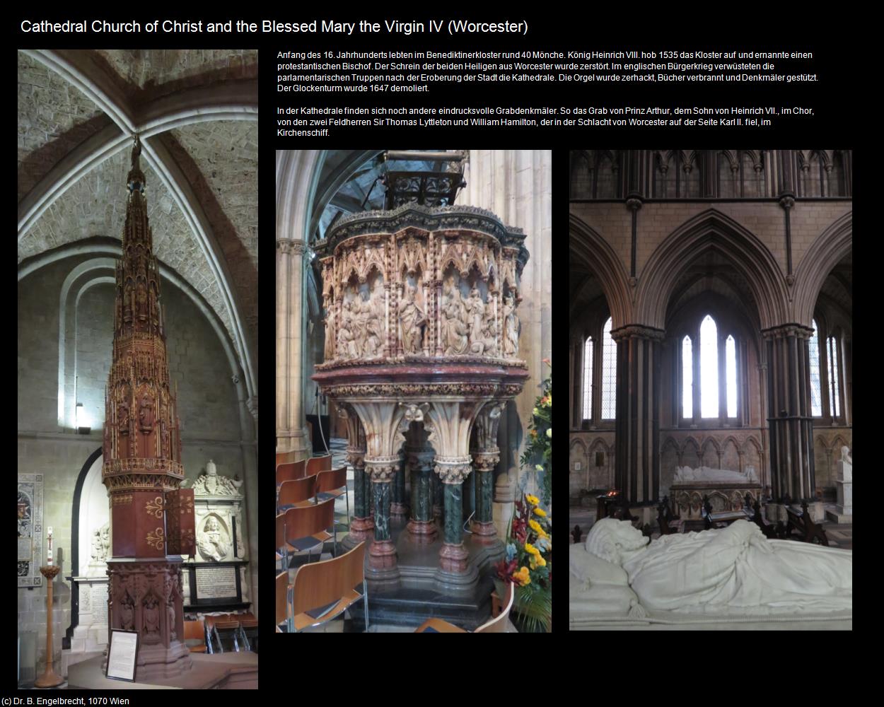 Cathedral Church of Christ and the Blessed Mary the Virgin IV  (Worcester, England) in Kulturatlas-ENGLAND und WALES