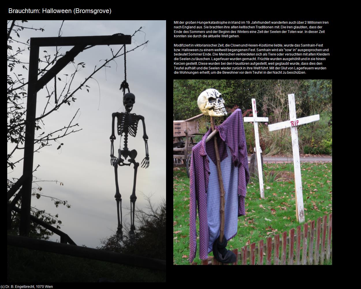 Brauchtum: Halloween (Bromsgrove, England) in Kulturatlas-ENGLAND und WALES