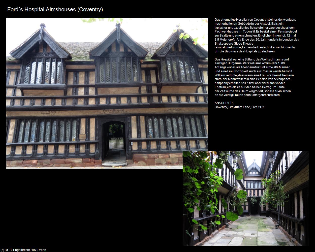 Ford‘s Hospital Almshouses (Coventry, England      ) in Kulturatlas-ENGLAND und WALES(c)B.Engelbrecht