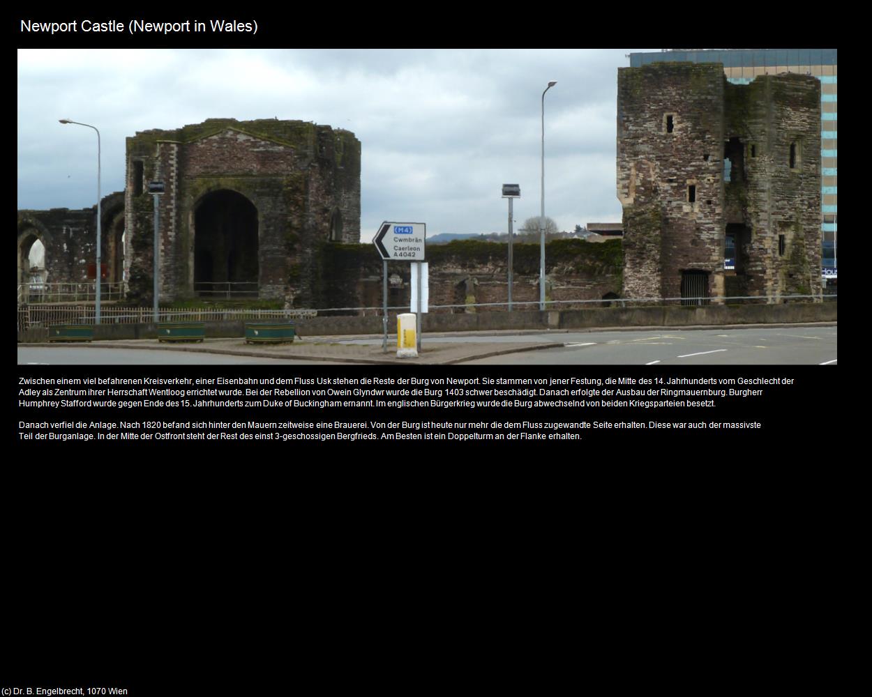 Newport Castle   (Newport in Wales, Wales) in Kulturatlas-ENGLAND und WALES