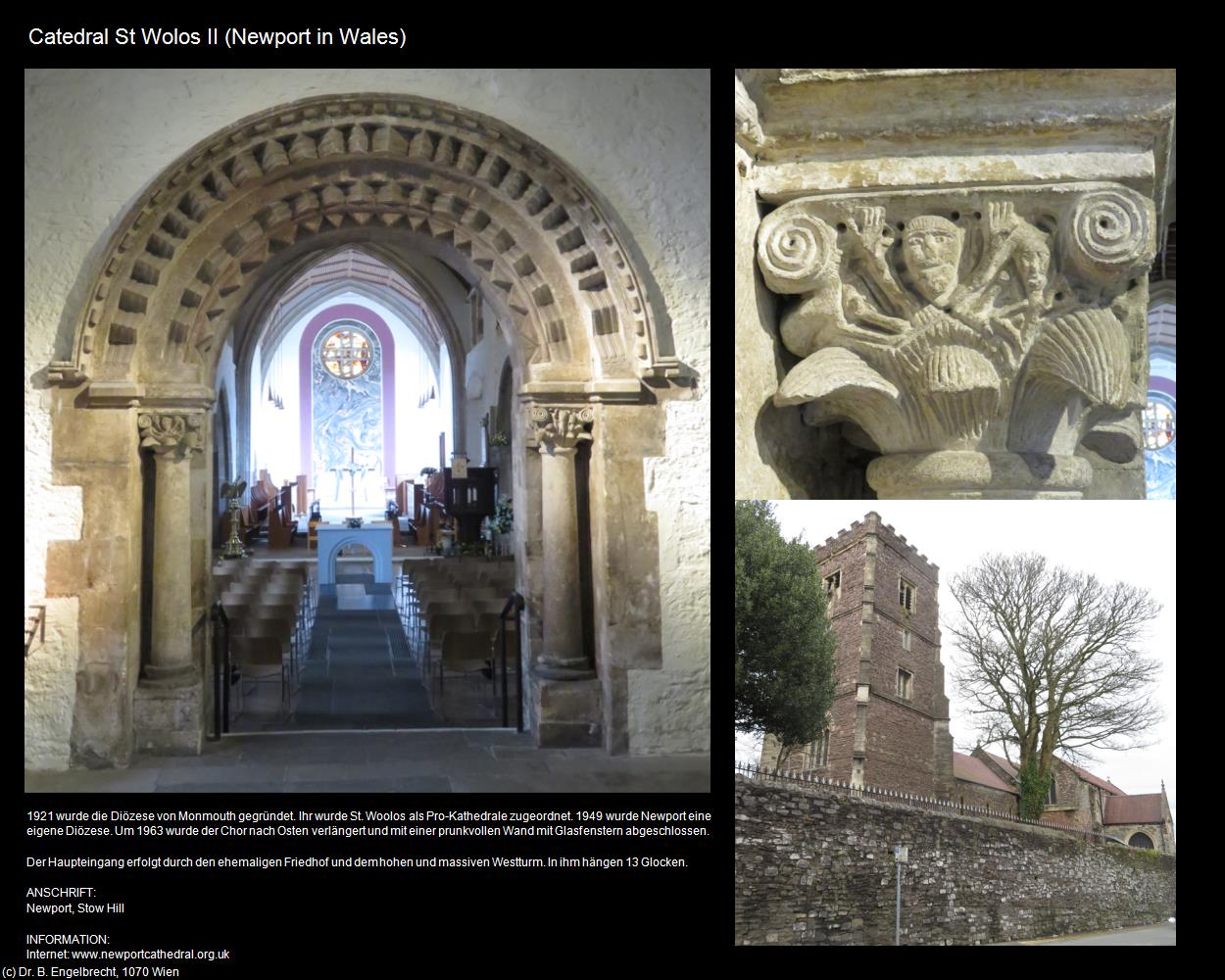 Catedral St Wolos II   (Newport in Wales, Wales) in Kulturatlas-ENGLAND und WALES