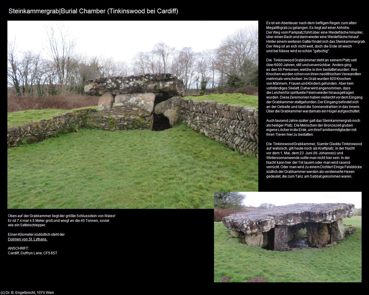 Steinkammergrab (Tinkinswood) (Cardiff, Wales) in Kulturatlas-ENGLAND und WALES(c)B.Engelbrecht