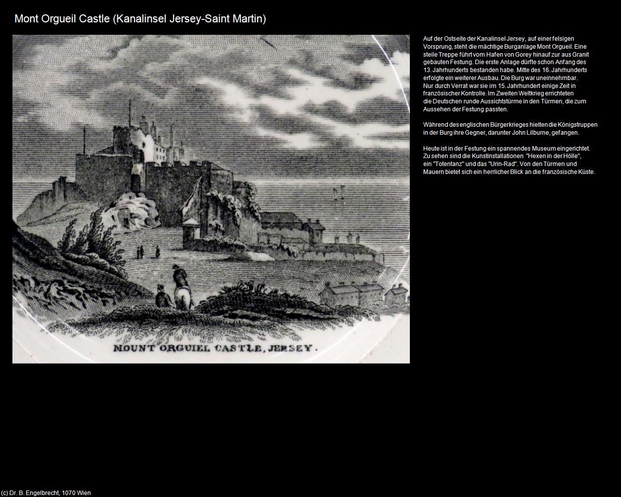 Mont Orgueil Castle  (Kanalinsel Jersey-Saint Martin) in Kulturatlas-ENGLAND und WALES