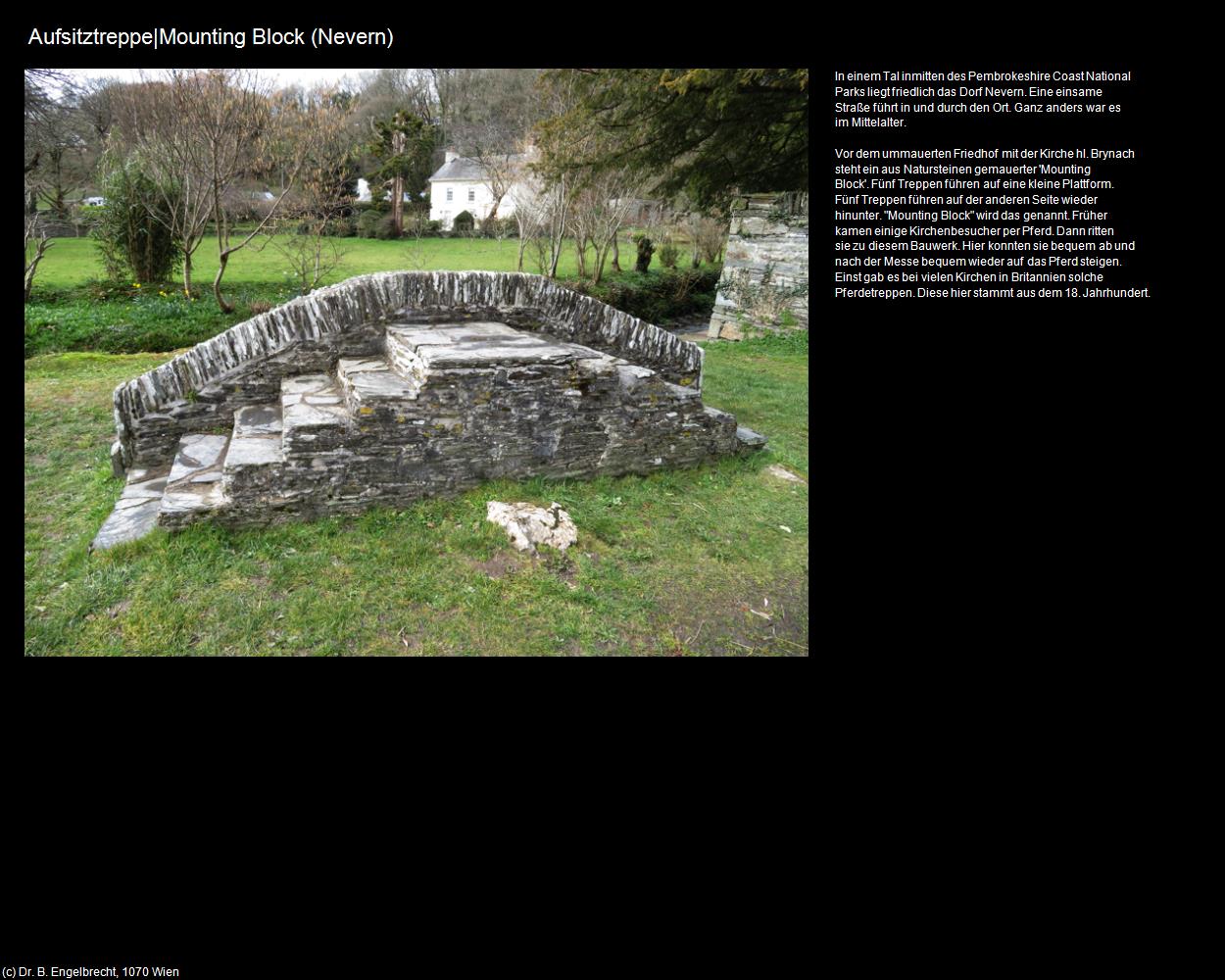 Mounting Block   (Nevern, Wales) in Kulturatlas-ENGLAND und WALES