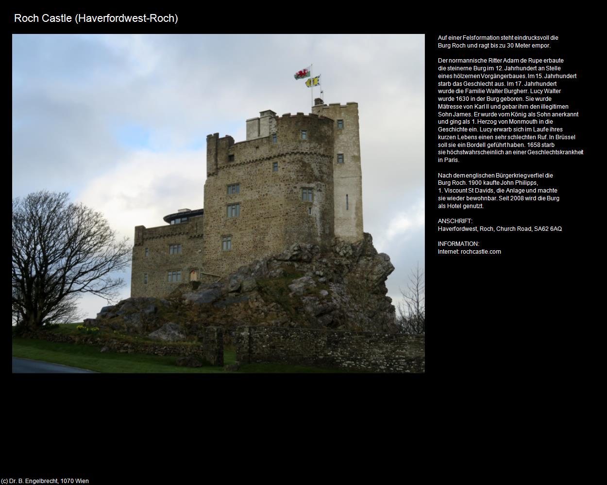 Roch Castle  (Haverfordwest, Wales) in Kulturatlas-ENGLAND und WALES