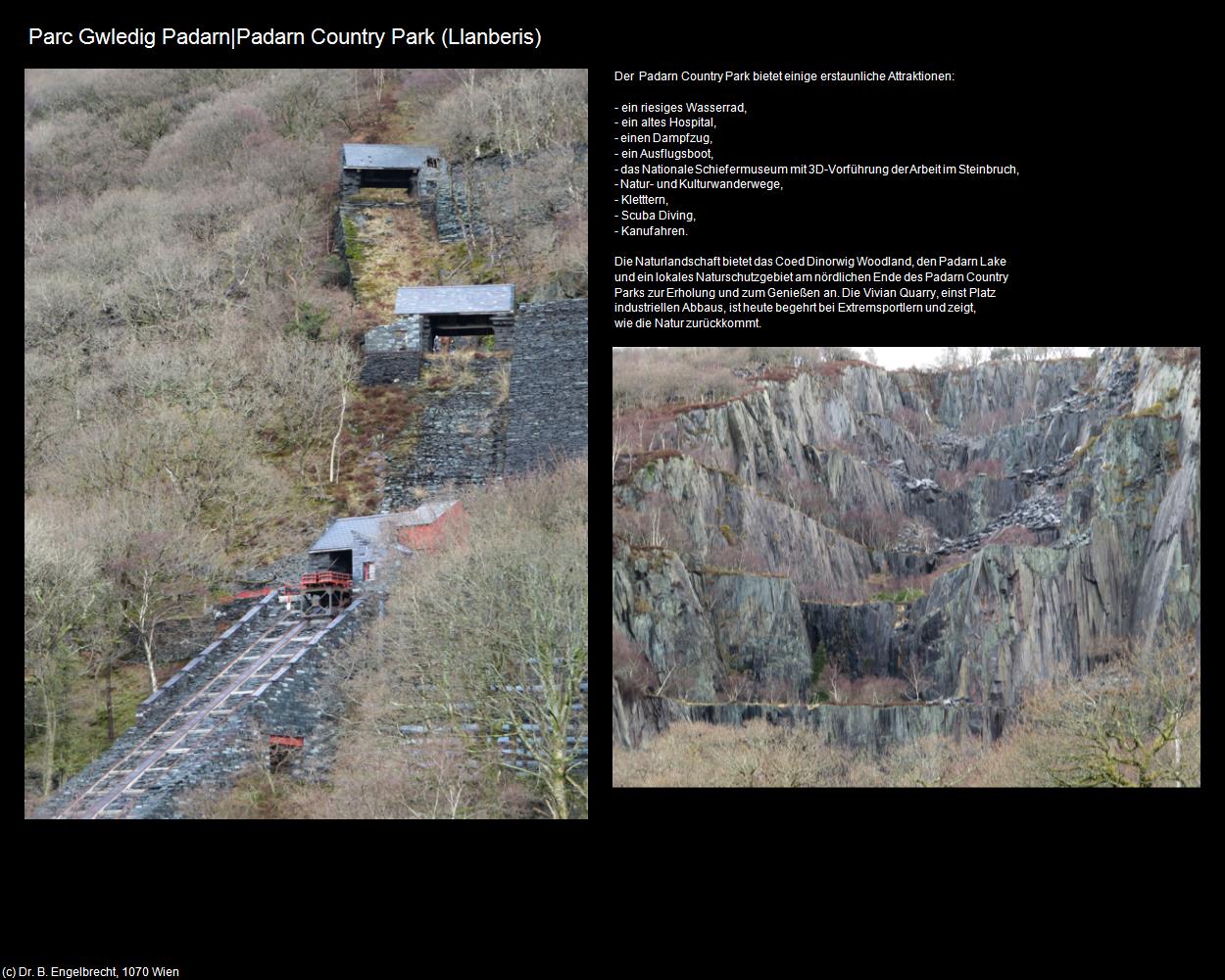 Parc Gwledig Padarn|Padarn Country Park              (Llanberis, Wales) in Kulturatlas-ENGLAND und WALES