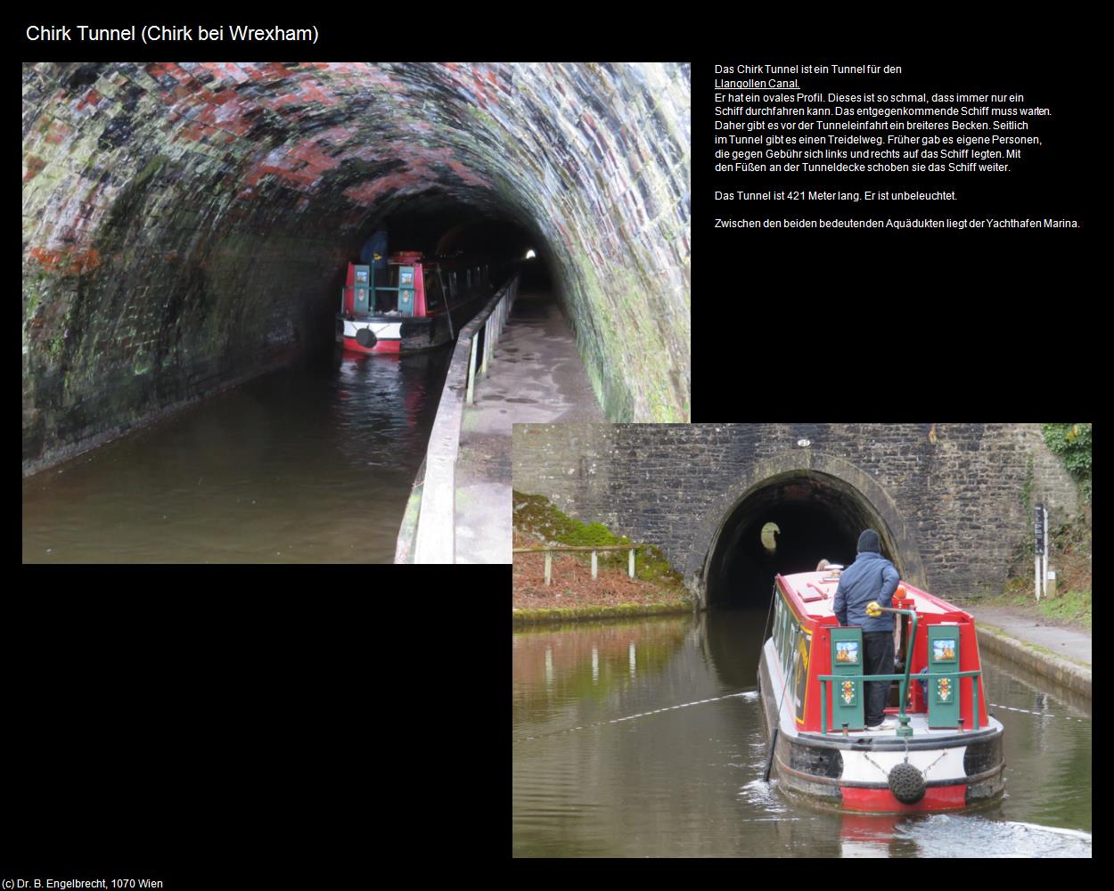 Chirk Tunnel  (Chirk bei Wrexham, Wales) in Kulturatlas-ENGLAND und WALES(c)B.Engelbrecht