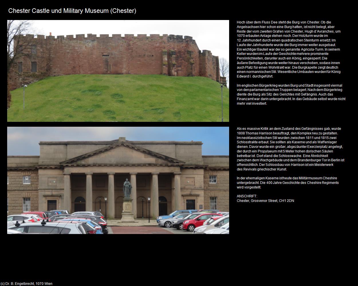 Chester Castle und Military Museum  (Chester, England) in Kulturatlas-ENGLAND und WALES