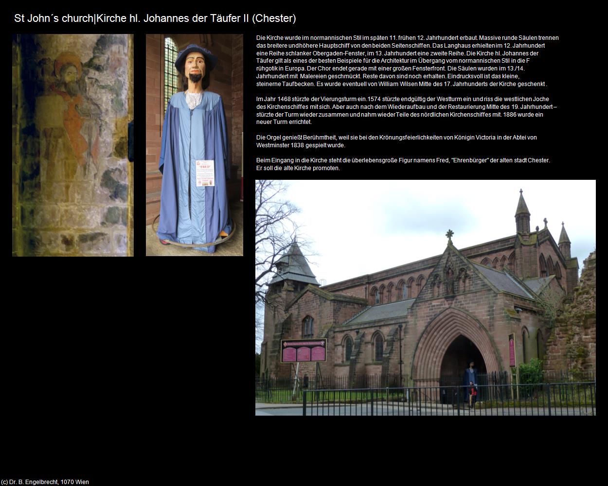 St John‘s church|Kirche hl. Johannes der Täufer II  (Chester, England) in Kulturatlas-ENGLAND und WALES