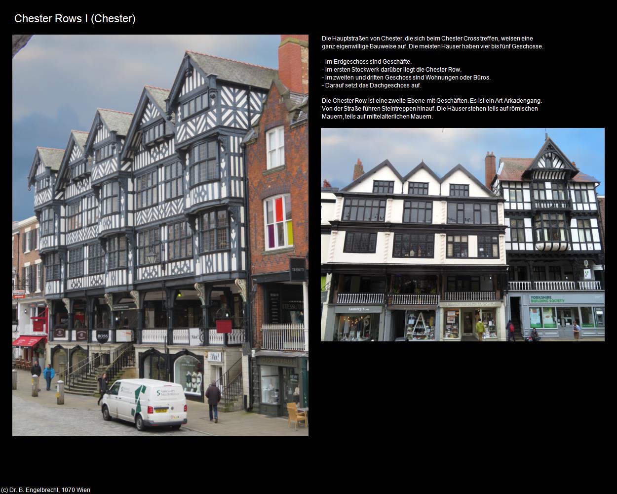 Chester Rows I  (Chester, England) in Kulturatlas-ENGLAND und WALES