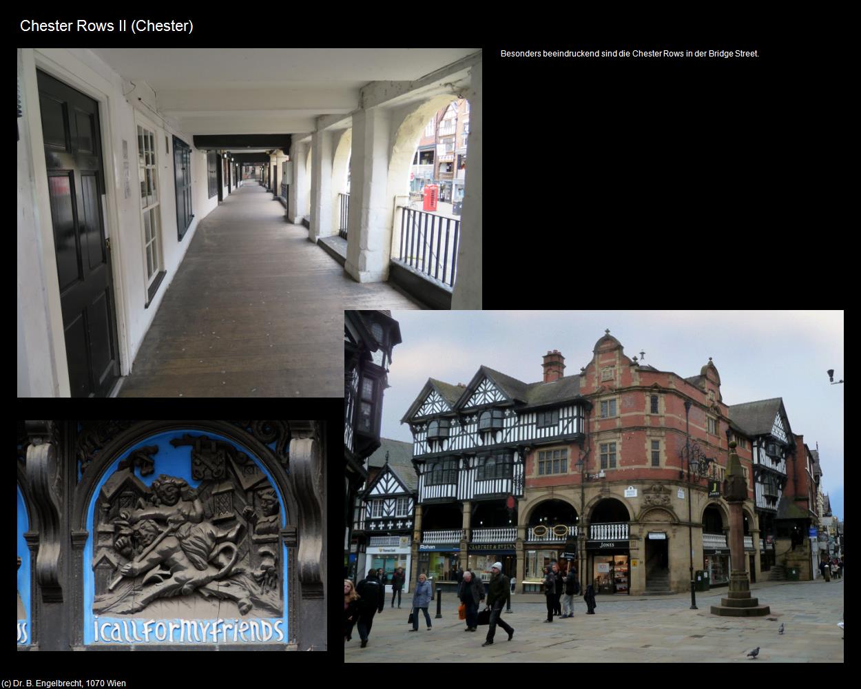 Chester Rows II  (Chester, England) in Kulturatlas-ENGLAND und WALES