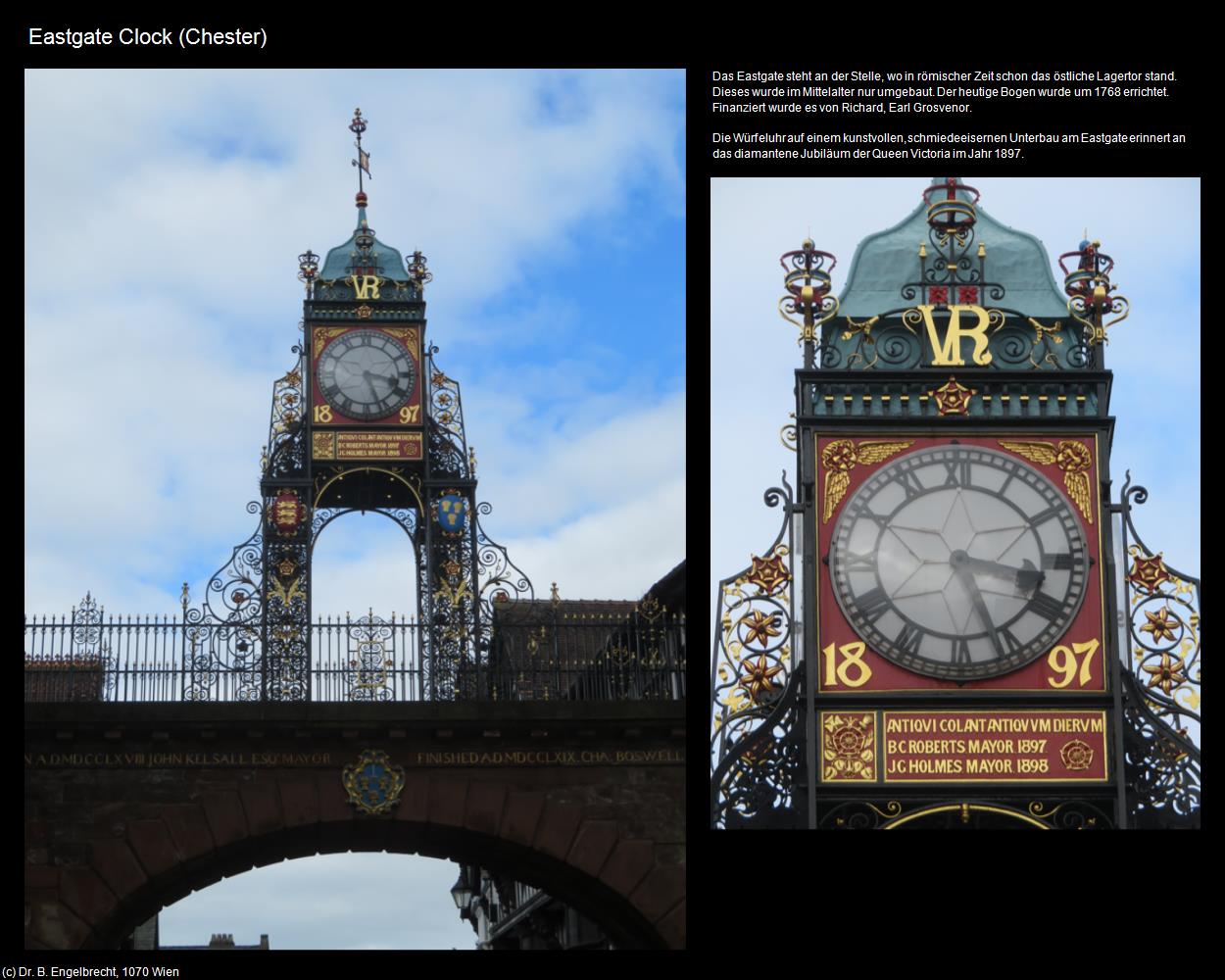 Eastgate Clock  (Chester, England) in Kulturatlas-ENGLAND und WALES