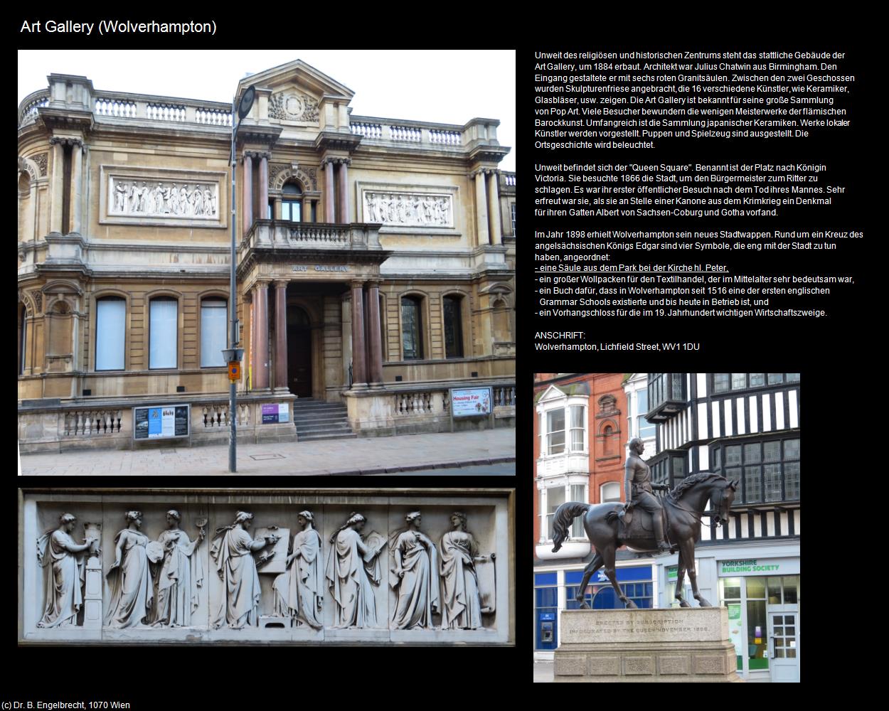 Art Gallery  (Wolverhampton, England) in Kulturatlas-ENGLAND und WALES(c)B.Engelbrecht