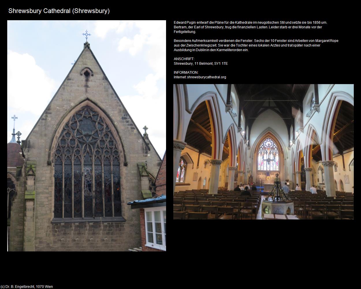 Shrewsbury Cathedral  (Shrewsbury, England) in Kulturatlas-ENGLAND und WALES