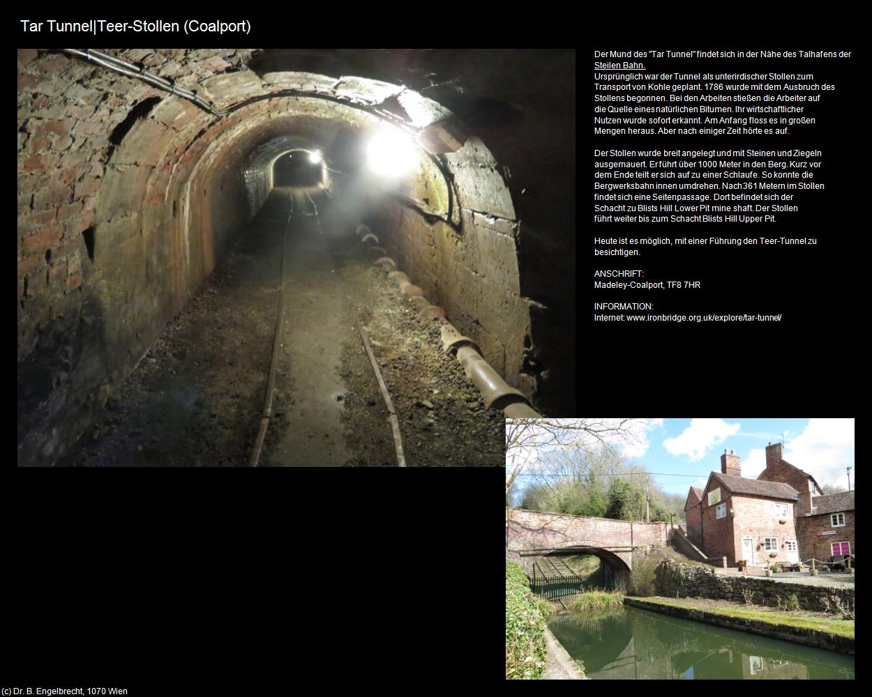 Tar Tunnel|Teer-Stollen (Coalport) (Coalport, England) in Kulturatlas-ENGLAND und WALES(c)B.Engelbrecht