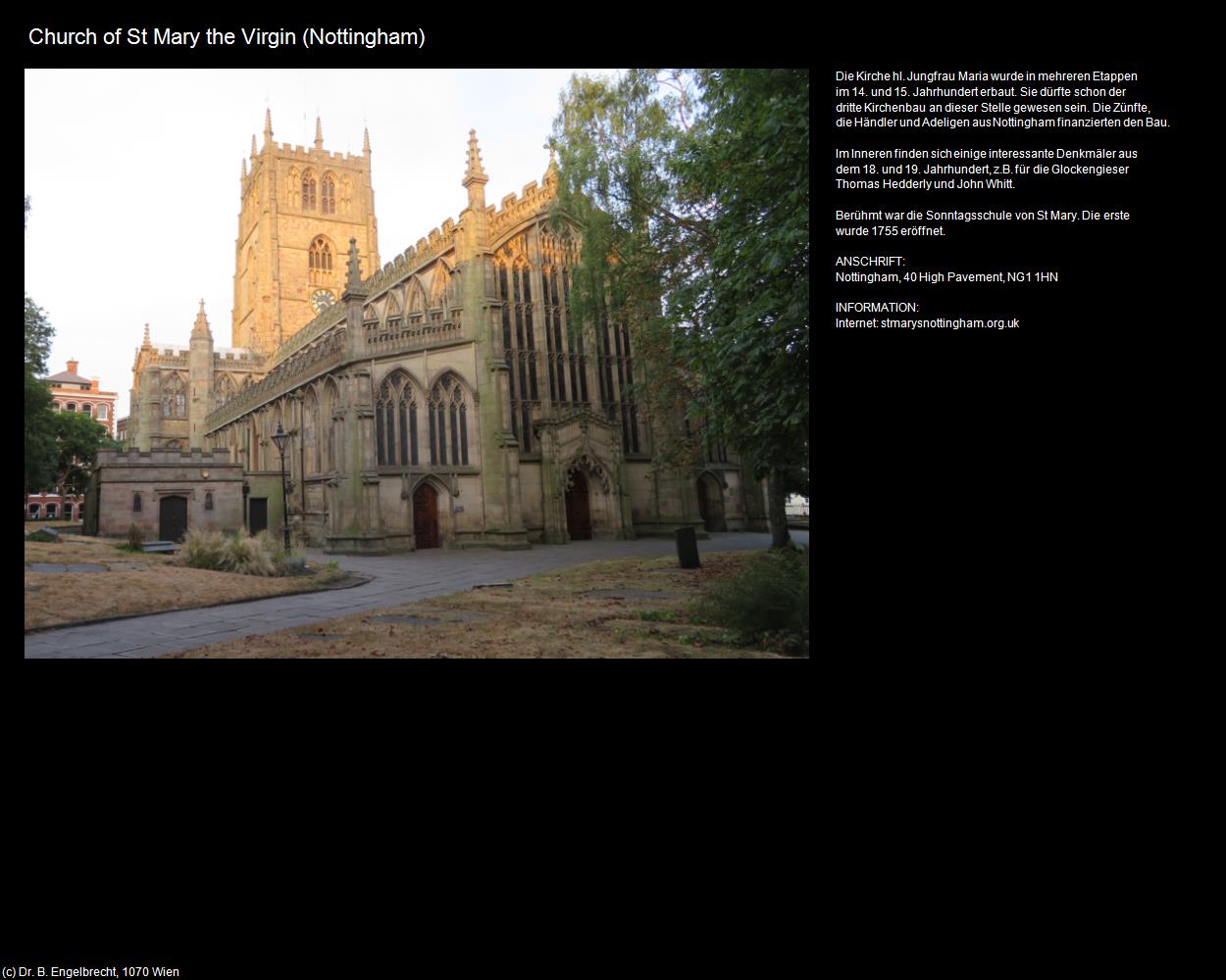 Church of St Mary the Virgin  (Nottingham) in Kulturatlas-ENGLAND und WALES