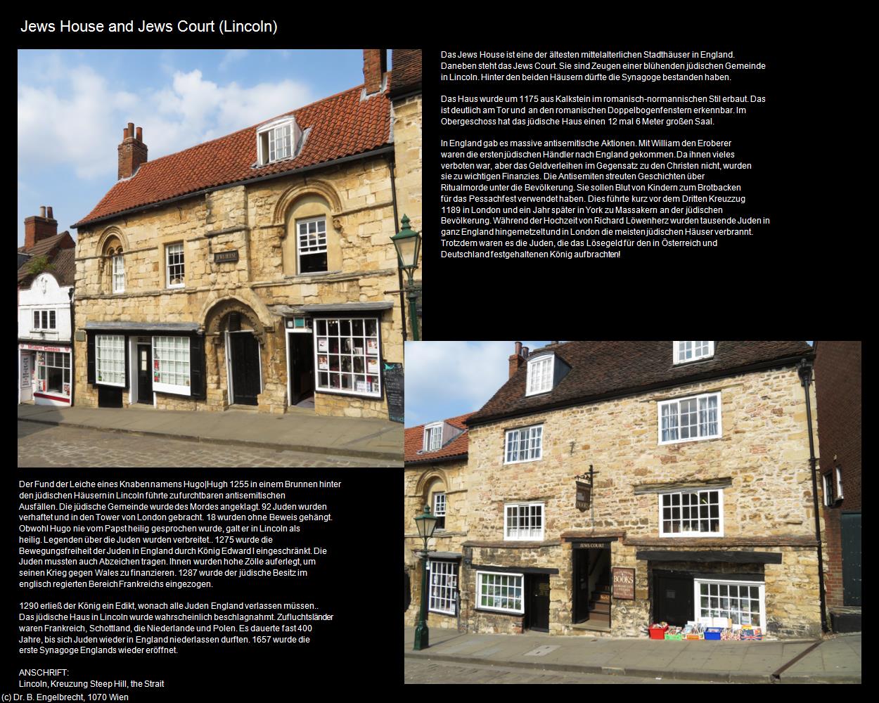 Jews House and Jews Court  (Lincoln, England) in Kulturatlas-ENGLAND und WALES