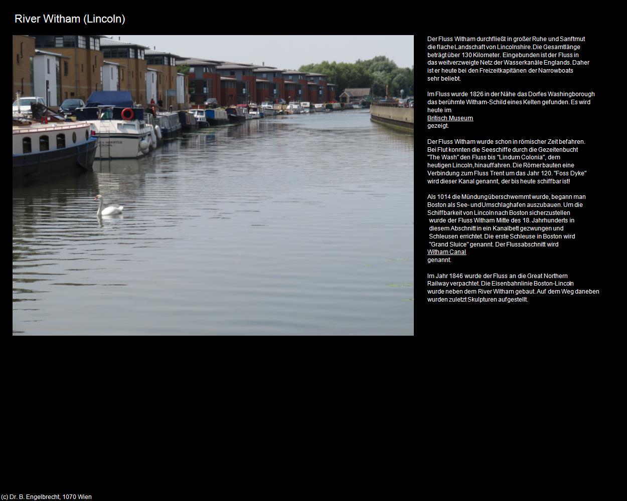 River Witham  (Lincoln, England) in Kulturatlas-ENGLAND und WALES(c)B.Engelbrecht