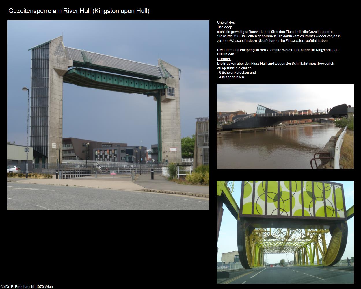 Gezeitensperre am River Hull  (Kingston upon Hull, England) in Kulturatlas-ENGLAND und WALES(c)B.Engelbrecht