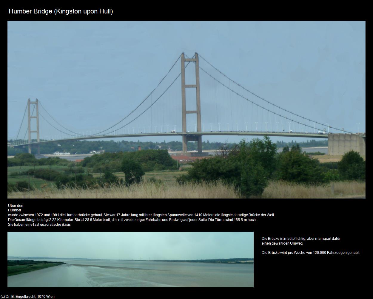 Humber Bridge (Kingston upon Hull) (Kingston upon Hull, England) in Kulturatlas-ENGLAND und WALES(c)B.Engelbrecht