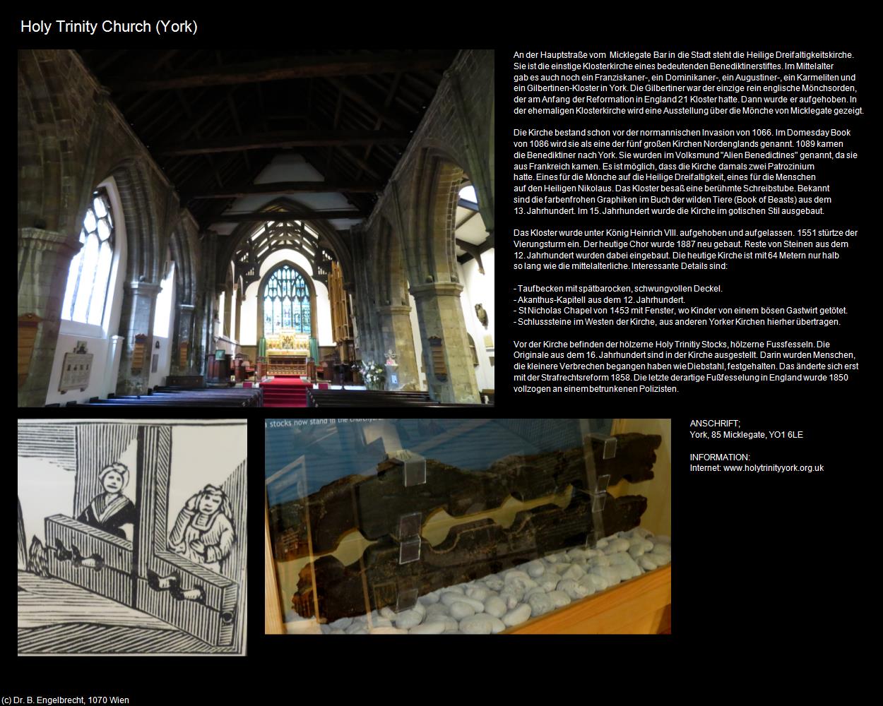 Holy Trinity Church  (York, England) in Kulturatlas-ENGLAND und WALES