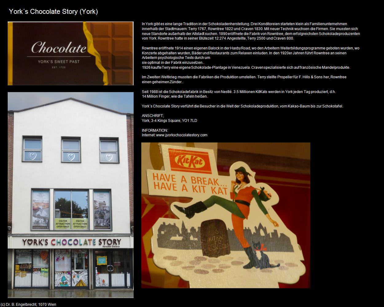 York‘s Chocolate Story (York, England) in Kulturatlas-ENGLAND und WALES