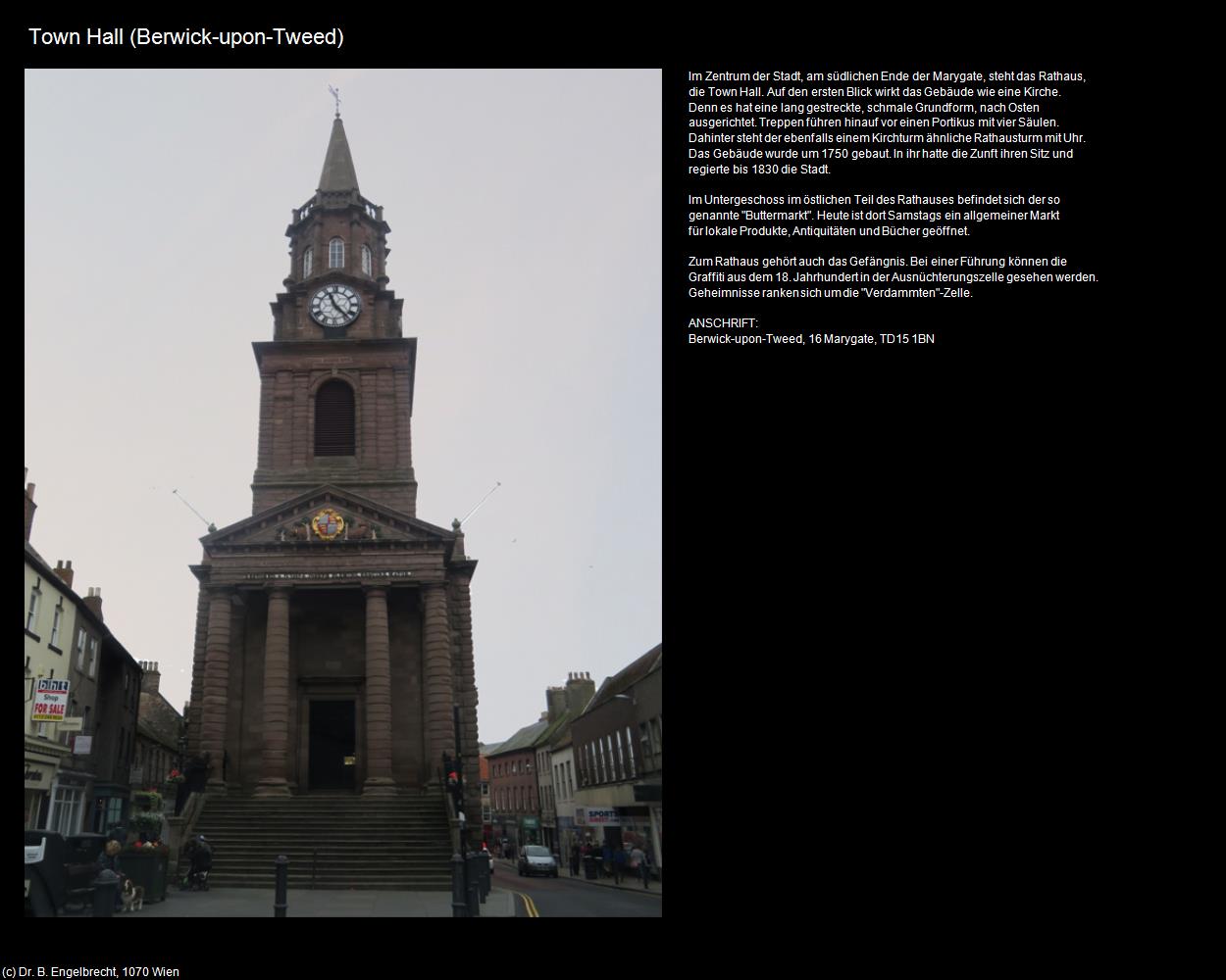 Town Hall  (Berwick-upon-Tweed, England) in Kulturatlas-ENGLAND und WALES