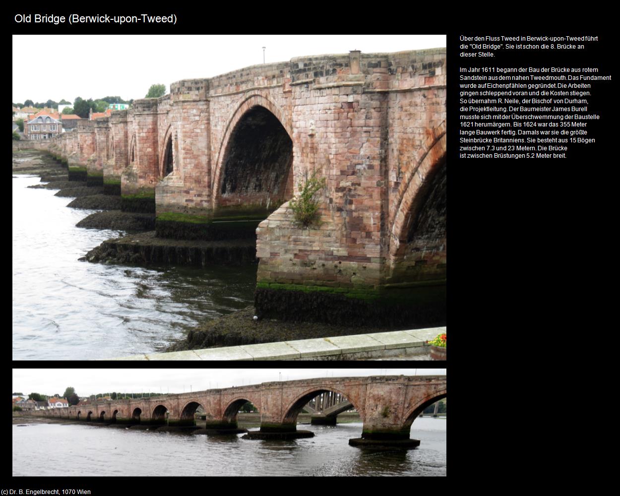 Old Bridge (Berwick-upon-Tweed, England) in Kulturatlas-ENGLAND und WALES