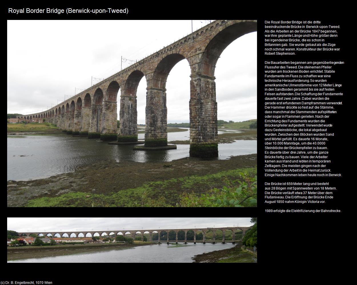 Royal Border Bridge (Berwick-upon-Tweed, England) in Kulturatlas-ENGLAND und WALES