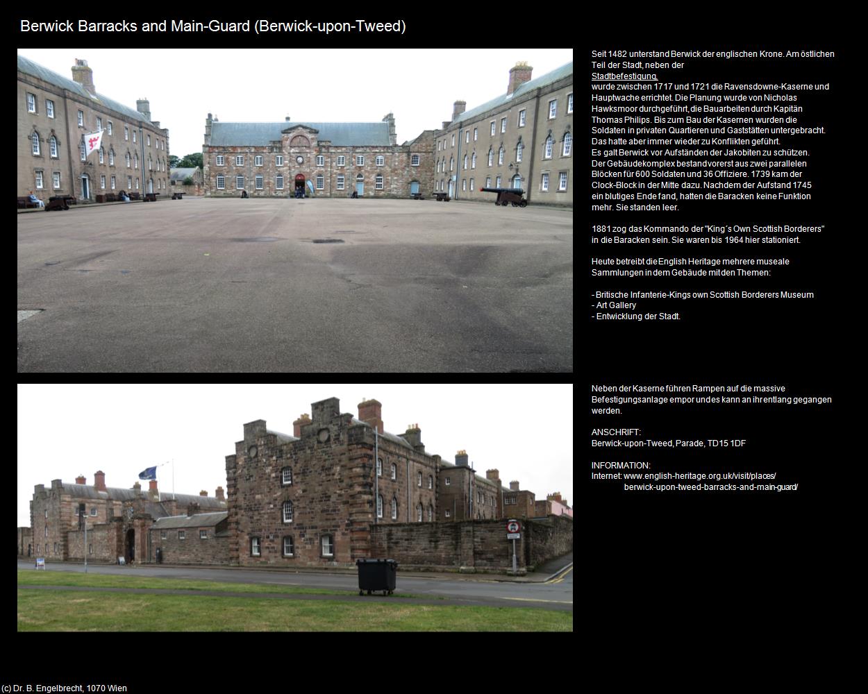 Berwick Barracks and Main-Guard (Berwick-upon-Tweed, England) in Kulturatlas-ENGLAND und WALES(c)B.Engelbrecht