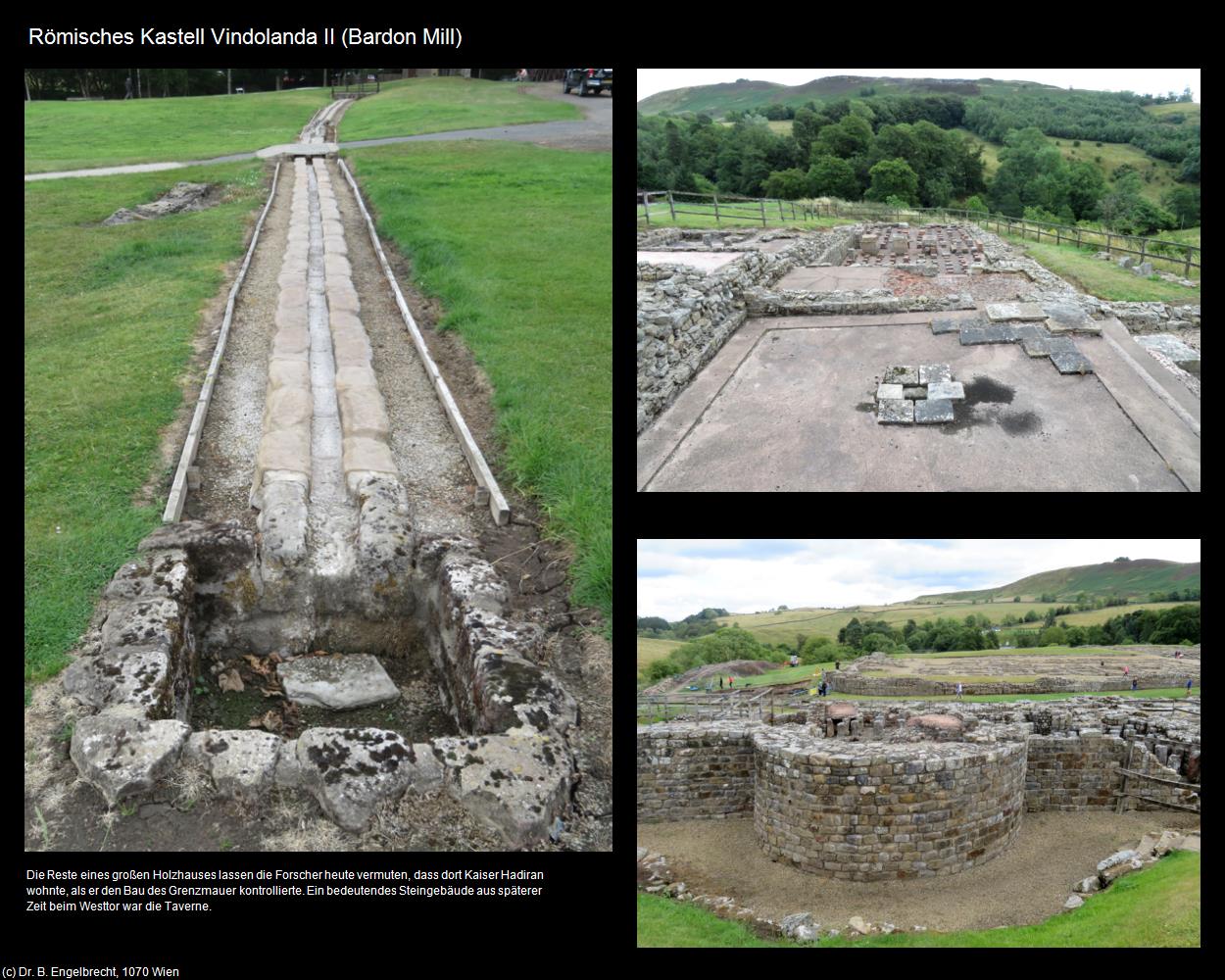 Römisches Kastell Vindolanda II  (Bardon Mill, England) in Kulturatlas-ENGLAND und WALES