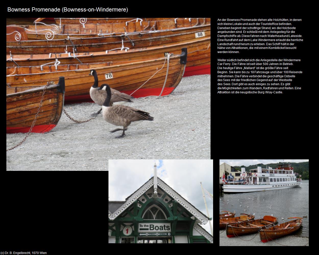 Bowness Promenade (Bowness-on-Windermere, England) in Kulturatlas-ENGLAND und WALES
