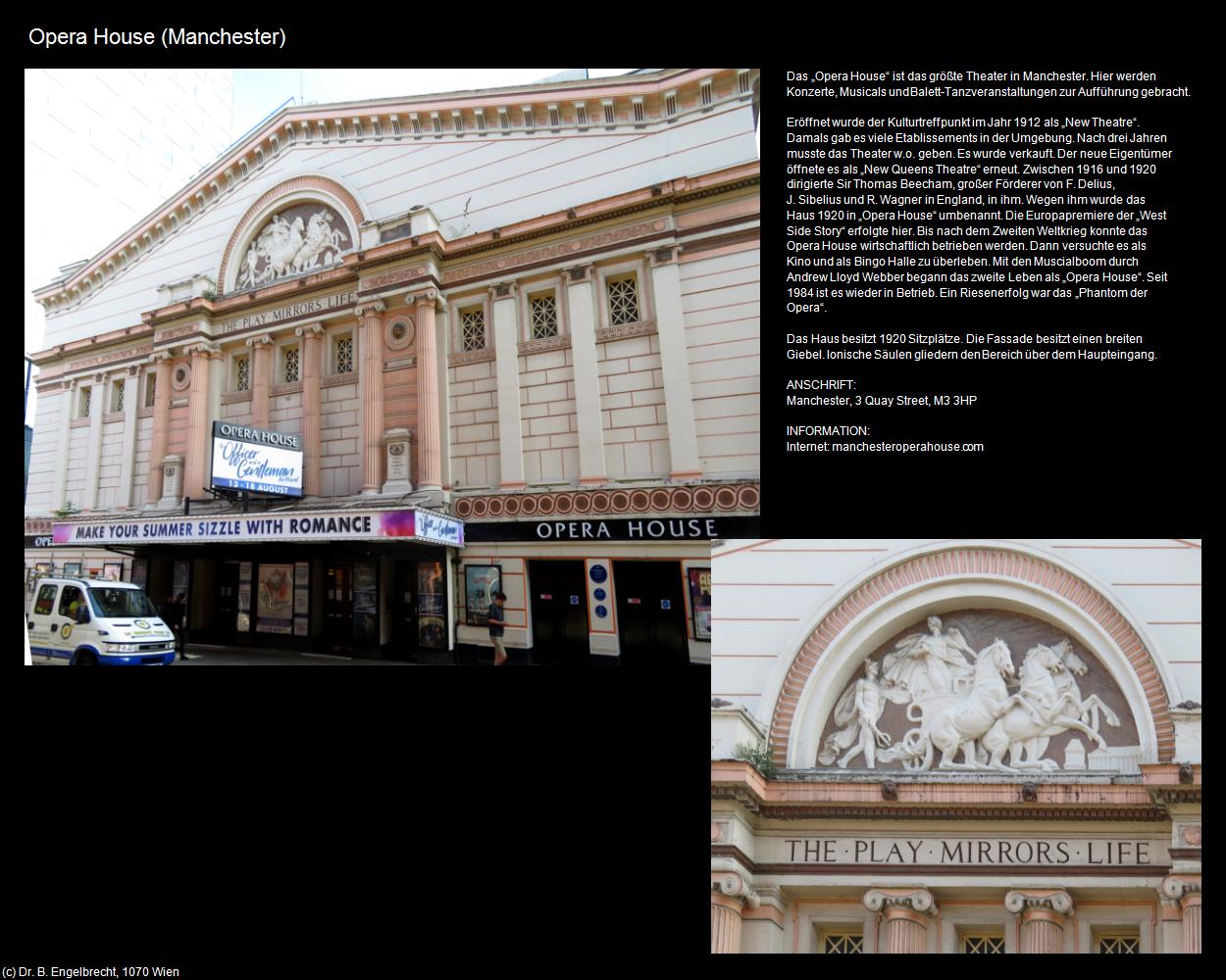 Opera House (Manchester, England  ) in Kulturatlas-ENGLAND und WALES