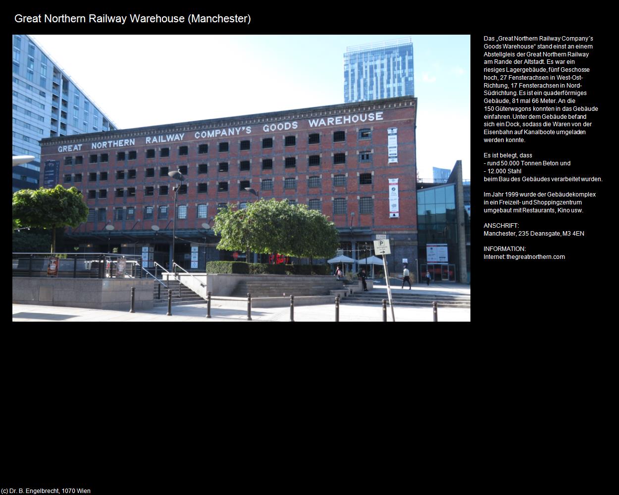 Great Northern Railway Warehouse  (Manchester, England  ) in Kulturatlas-ENGLAND und WALES