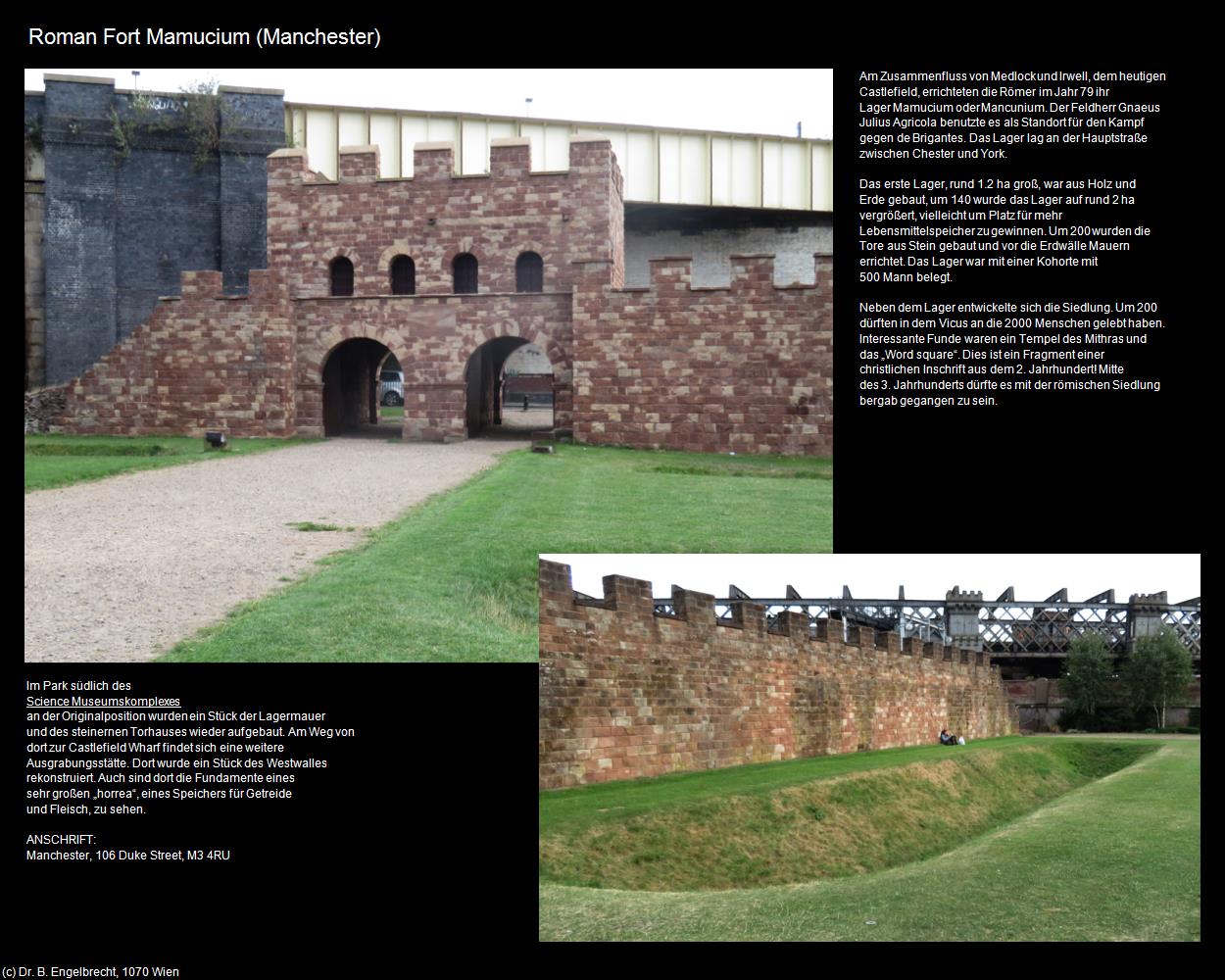 Roman Fort Mamucium  (Manchester, England  ) in Kulturatlas-ENGLAND und WALES(c)B.Engelbrecht